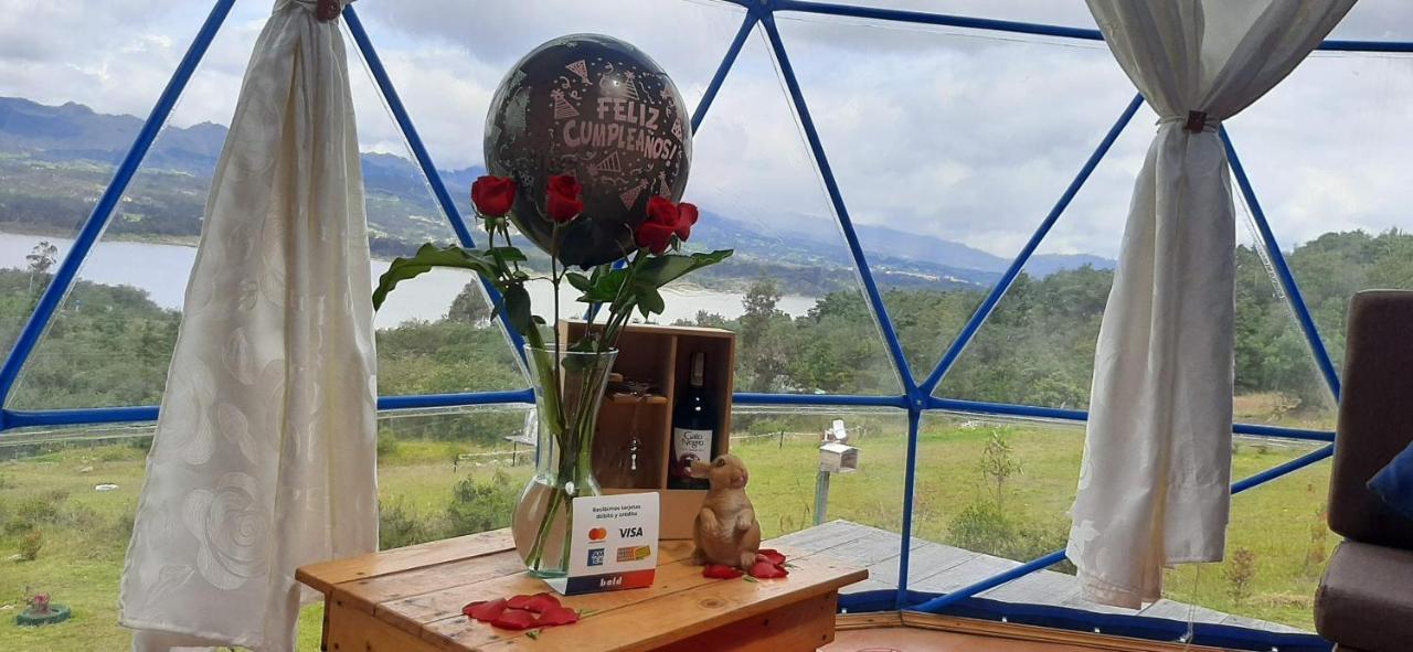 Hotel Glamping Blue Guatavita Exteriér fotografie